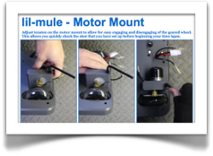 Adjusting motor tension